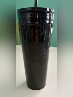 2024 Halloween Starbucks Slime Black Drip Tumbler 24oz Venti